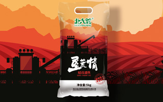 北大荒大米包裝設計完成定案